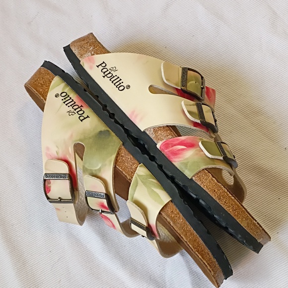 Papillio Floral Three Strap Cork Sandal - Picture 5 of 9